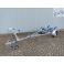 TT650 kantel enkelas boottrailer ongeremd lang