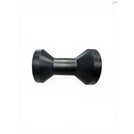 Kielrol 80x200mm met stalen buis, asgat rond 13mm