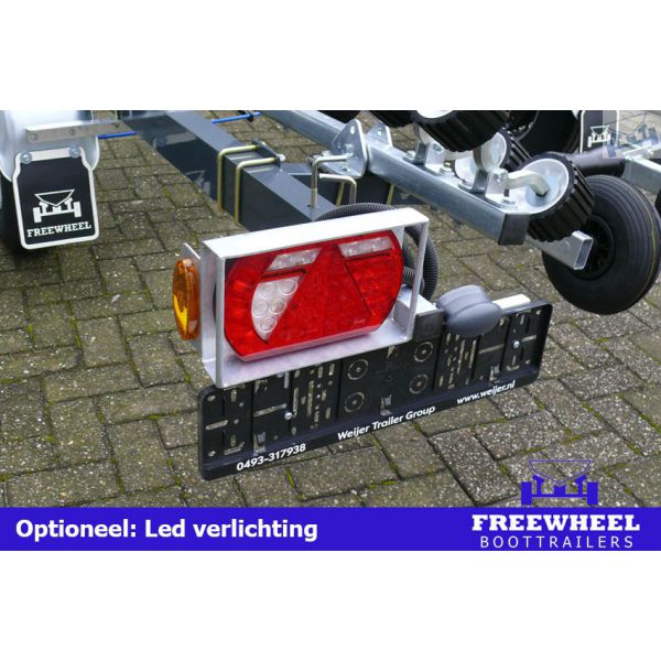 Voorbereiding deelnemen Over het algemeen Freewheel boottrailer 2514 GT-CU Liggers